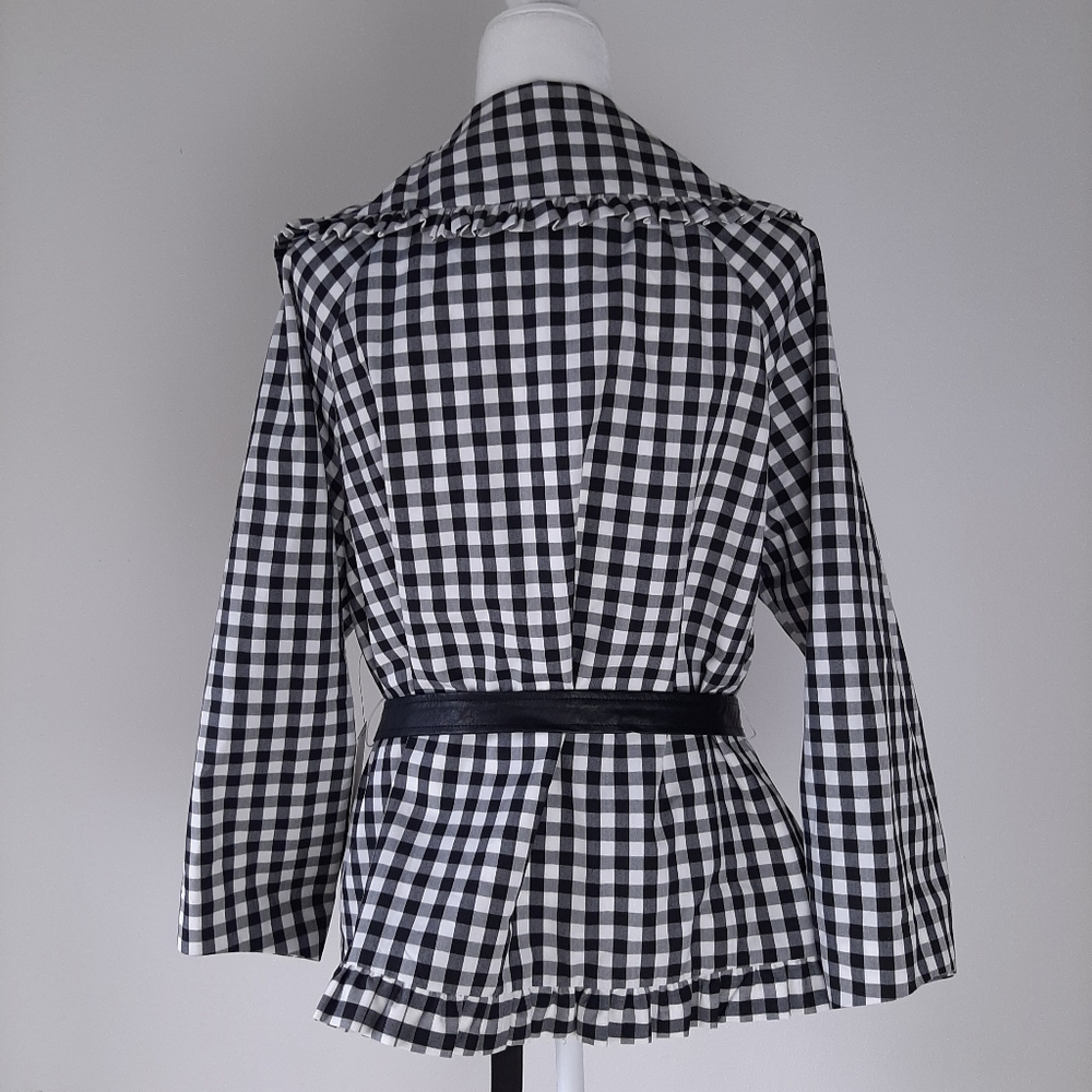 Ruffled Gingham Jacket - image 5